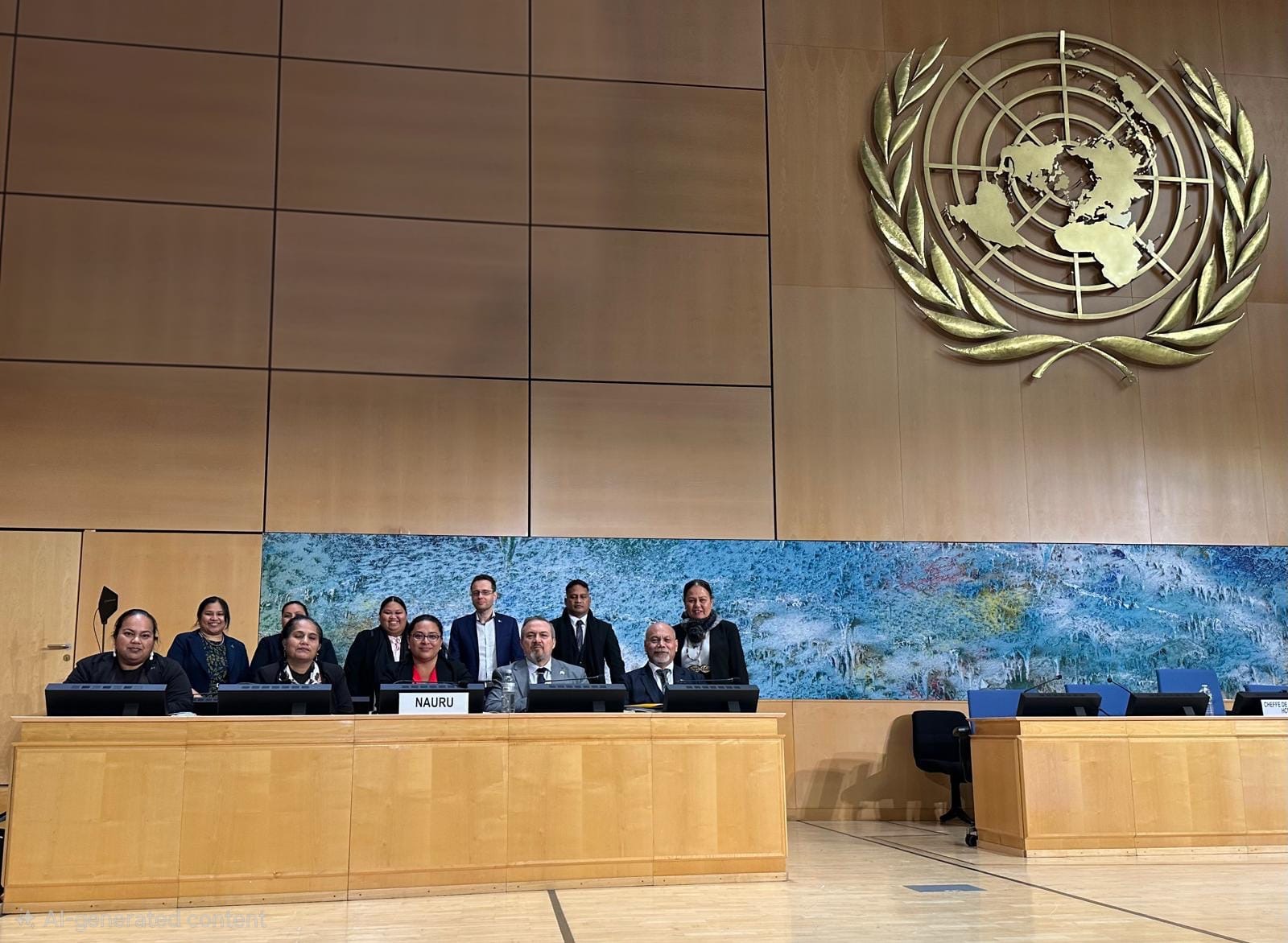 Minister Aingimea leads Nauru’s Universal Periodic Review in Geneva
